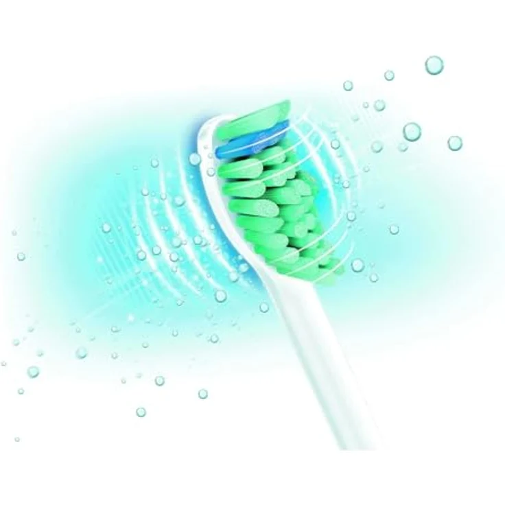 Philips Sonicare ProResults Standard HX6013/10 Elektrische Schallzahnbürstenköpfe, Weiß, 3 Stück - Fortschrittliche Schalltechnologie, Tiefenbürsten, 2x mehr Plaqueentfernung – Bild 4