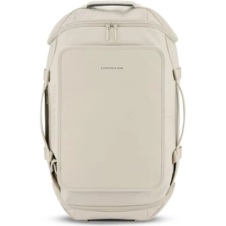 Kapten & Son Lisbon Weekender Reisetasche L, 64 cm, beige, 100% Polyurethan, ideale Reisebegleiterin – Bild 2