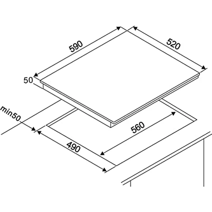 Respekta Glaskeramikkochfeld autark/Rahmenloses Einbaukochfeld mit 4 Platten / 9 Leistungsstufen/Touch Control/Timer/Kindersicherung / 60 cm/in schwarz/KM 4400-28 – Bild 5