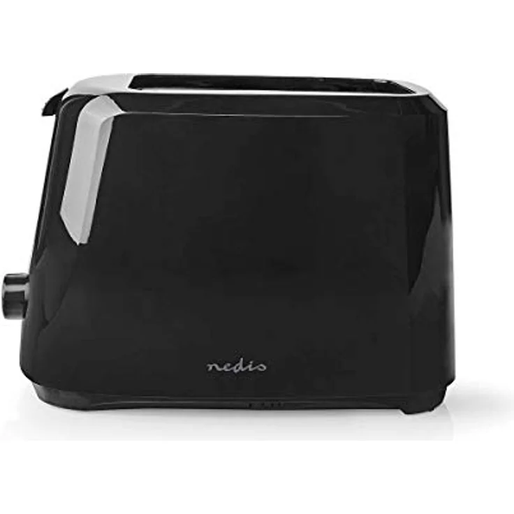 Nedis KABT150EBK 2-Scheiben-Toaster, 700W, 6 Bräunungsstufen, Krümelschublade, Kunststoff, schwarz – Bild 9