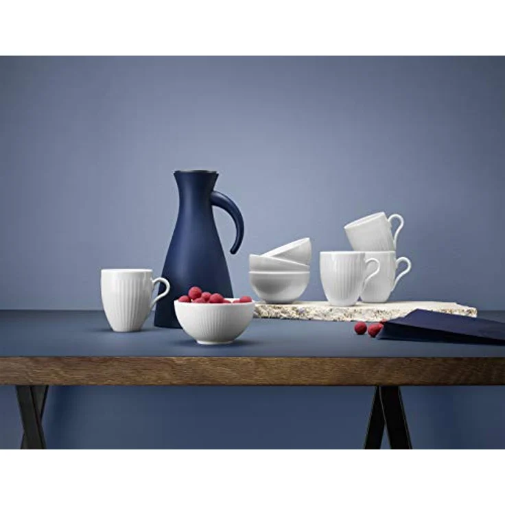 Eva Solo Isolierkanne, 1 L, Edelstahl, navy blau, 15,5 x 15,5 x 29 cm – Bild 5