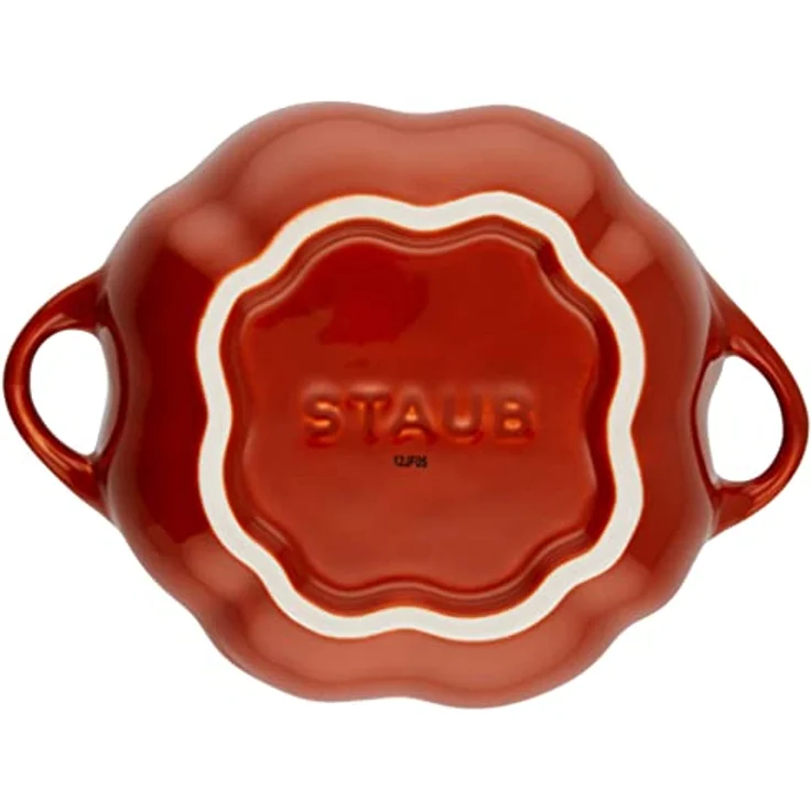 STAUB - Kürbis - Auflaufform, Suppenteller, Cocotte - Keramik - Farbe: Zimt - Volumen: 0,5 Liter – Bild 3