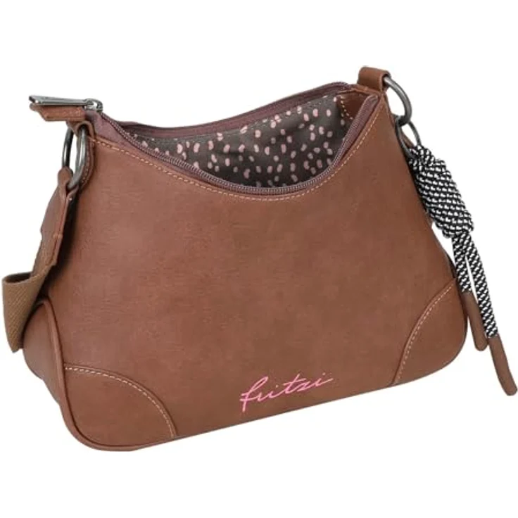 Fritzi aus Preußen Lou Umhängetasche 22 cm, braun, 100% Polyurethan, 22 cm x 10 cm x 26 cm – Bild 5