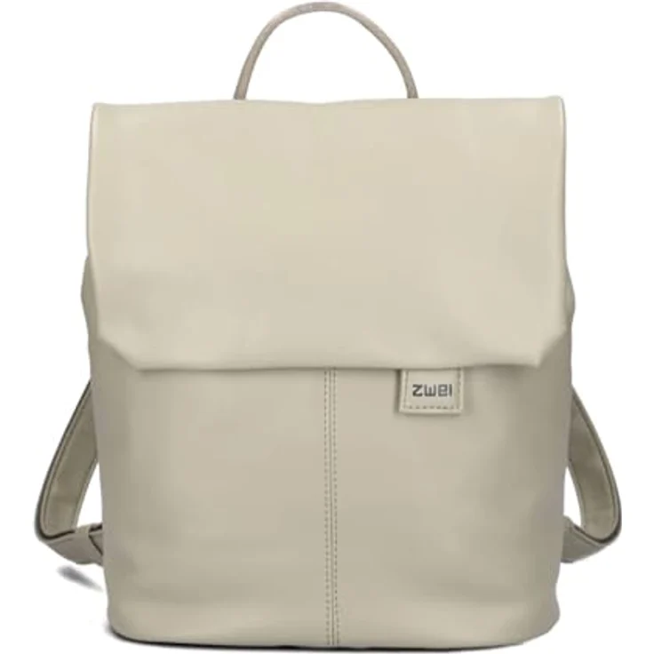 Zwei Mademoiselle.M City Rucksack, 29 cm, 100% Polyurethan, weiss – Bild 3