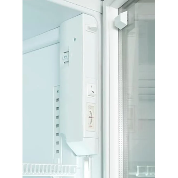 Beko ADN 221/2 BP, Kühlschrank mit 480 Litern Bruttoinhalt, mechanischer Steuerung und verschließbarer Glastür, weiß – Bild 3