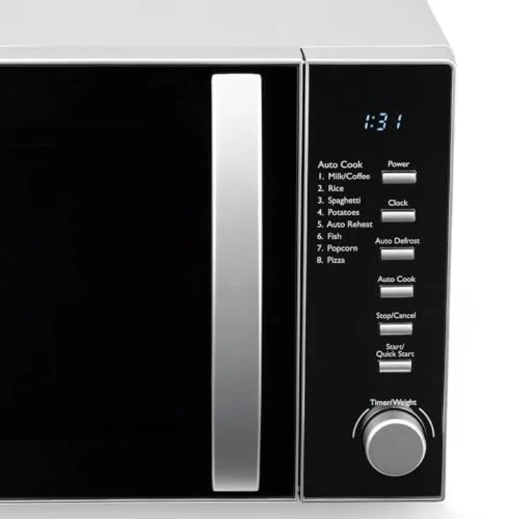 H.Koenig VIO2 Mikrowelle, Standgerät, 20 Liter Garraum, 700 Watt, schwarz – Bild 4