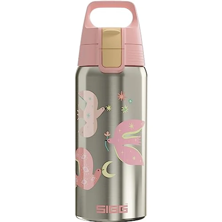 SIGG - Isolierte Trinkflasche Kinder - Shield Therm Kids - Für kohlensäurehaltige Getränke geeignet - Auslaufsicher - Spülmaschinenfest - BPA-frei - 90% recycelter Edelstahl - 0,5L – Bild 1