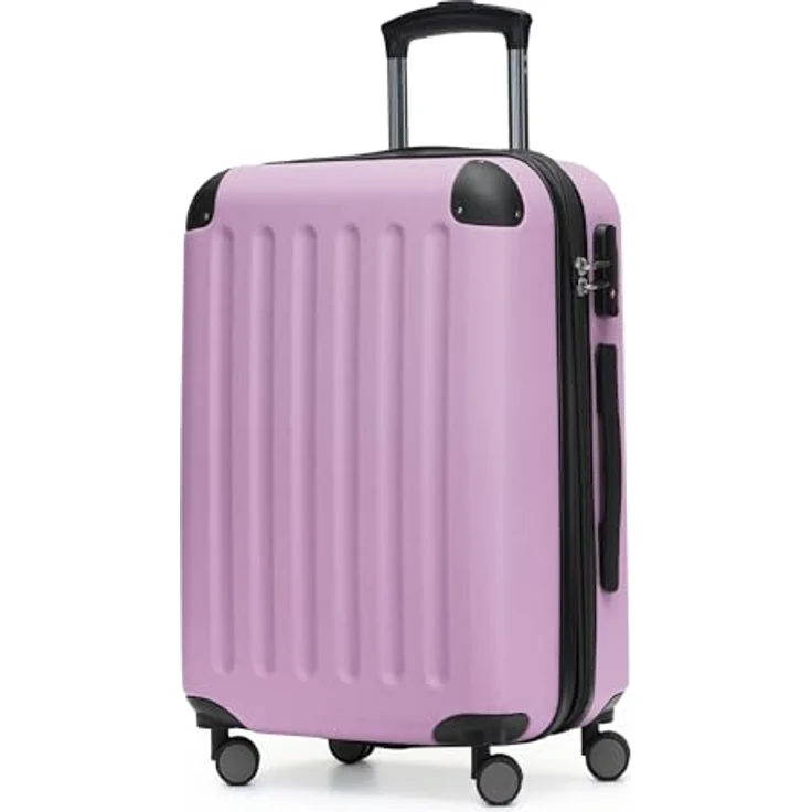 Hauptstadtkoffer Spree, Handgepäck 55 x 36 x 21 cm, TSA, 4 Rollen, erweiterbar, 42 Liter, Hartschalenkoffer, Flieder – Bild 1