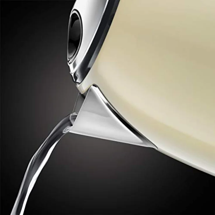 Russell Hobbs Mini-Wasserkocher Colours+ creme, 1,0l, 2400W, Schnellkochfunktion, herausnehmbarer Kalkfilter, optimierte Ausgusstülle, kleiner Reisewasserkocher, kompakter Teekocher 24994-70 – Bild 3