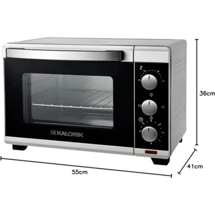 Kalorik TKG OT 2011 SR Minibackofen Kontrollleuchte Grillfunktion 19 l – Bild 3