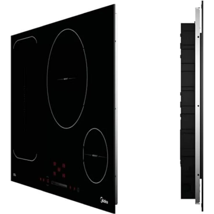 Midea Induktions-Kochfeld KI800IX, Autark, FlexZone, Booster, TouchSensor, 77 cm, Schwarz – Bild 2