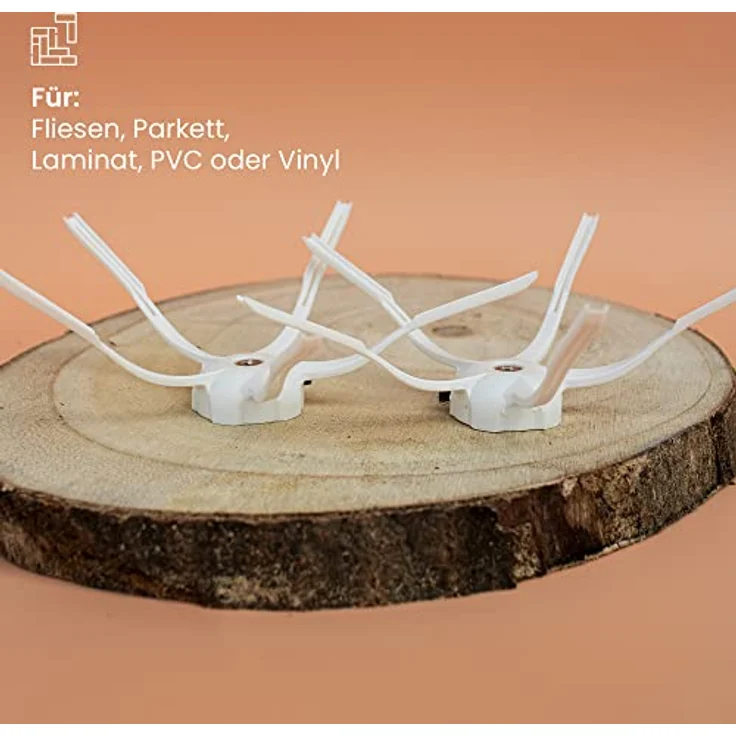 BiOHY Seitenbürste für Roborock S7 Serie in weiß (6er-Set) | Wischroboter Zubehör | Bürste für Fliesen, Parkett & PVC | S7, S7+, S7 MaxV, S7 MaxV Plus, S7 MaxV Ultra | Ersatzteile zum Original – Bild 4
