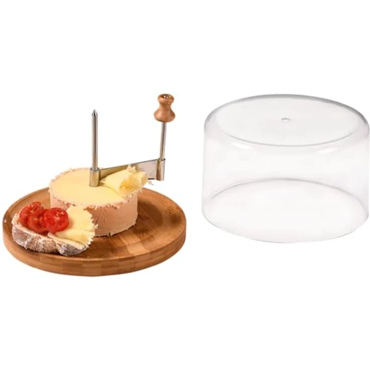 Kesper 68621 Käsehobel mit Haube für ''Tete de moine'' Käse, Ø 21 cm – Bild 3