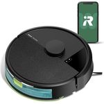 iRobot Roomba 105 Combo - Saugen + Wischen - Clearview LiDAR - 7000Pa - 120 mins - SmartScrub - Umfährt Hinderniss - Reinigungszonen - Aufladen und Fortfahren - App - Schwarz