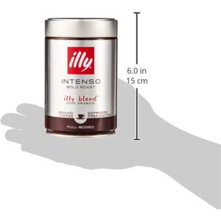 illy Kaffeepulver Intenso 250g Dose intensive Röstung gemahlener Espresso – Bild 3