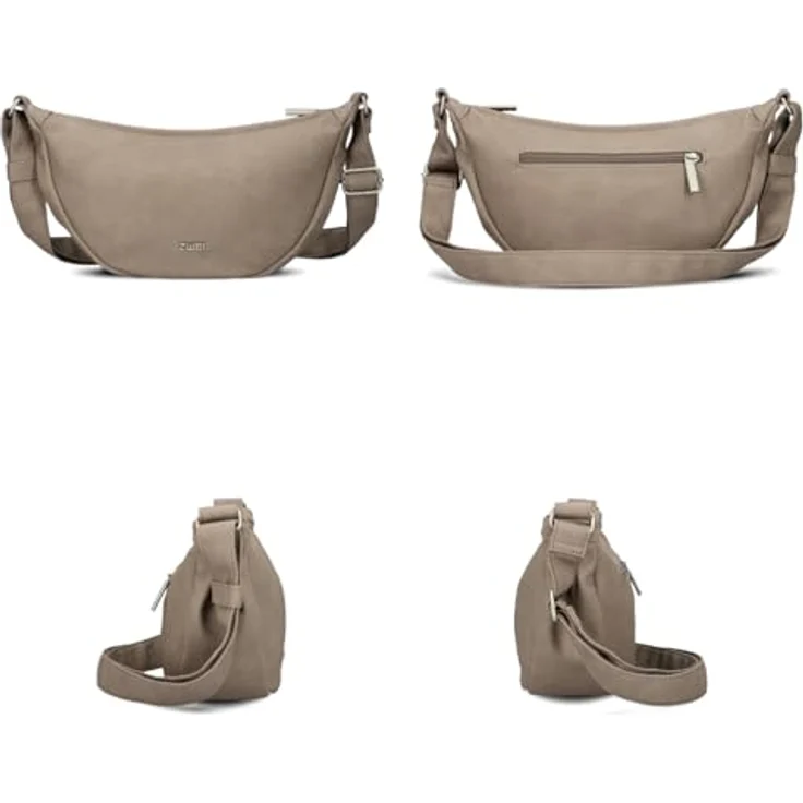 Zwei Mademoiselle.M Umhängetasche, 32 cm, stilvolle Handtasche in verschiedenen Farben – Bild 3