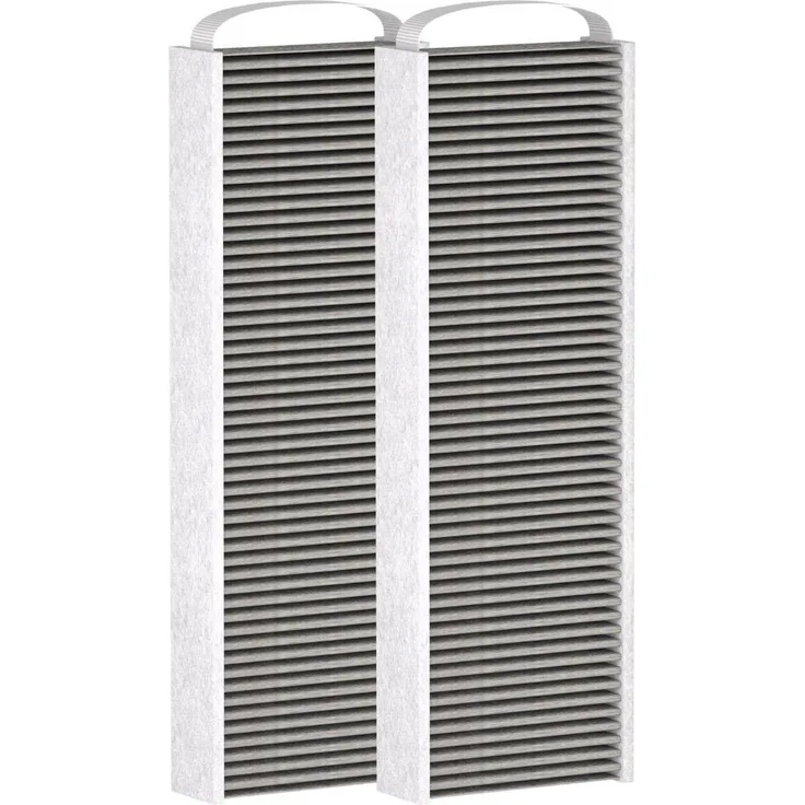 GOLDEN ICEPURE Aktivkohlefilter 2 Stück – Hochwirksam für Bora Pure/X Pure (PURU/PUXU), doppeltes Geruchsneutralisationsystem, 42.5×13×5cm