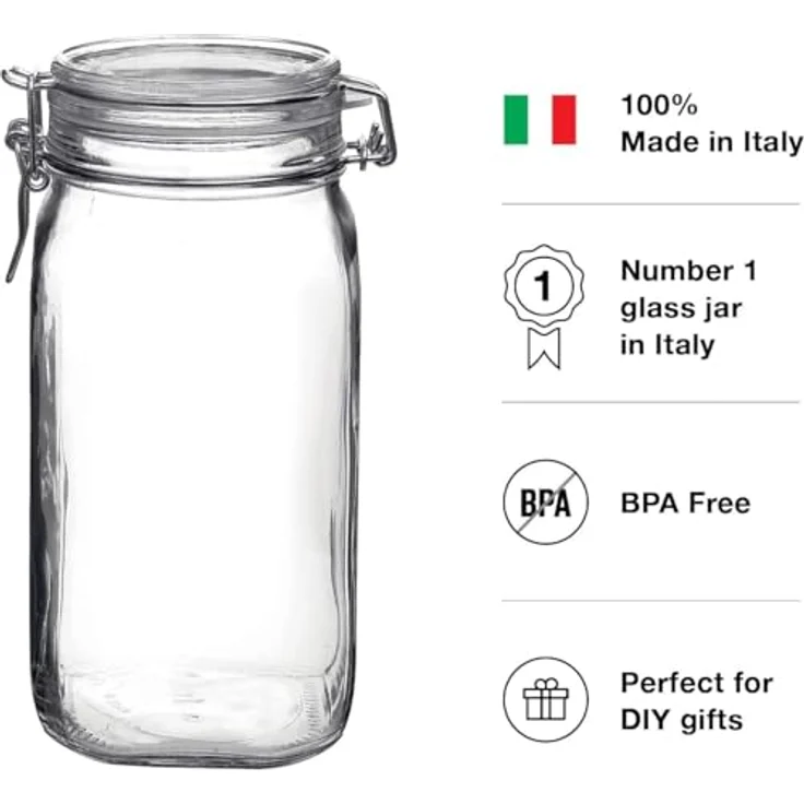 Bormioli Rocco Fido Transparentes Glas, 50 ml, 50 ml – Bild 3