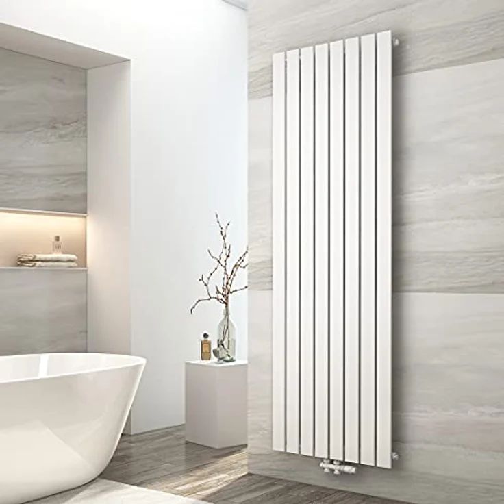 EMKE Heizkörper Vertikal 1800x620mm, Flachheizkörper Weiß 1265 Watt - Effiziente Wärmeableitung, Robust und langlebig, Einfache Installation - Preisvergleich – Bild 1
