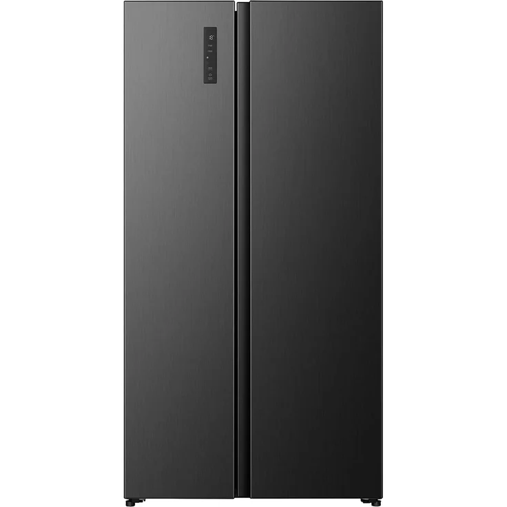 Hisense RS3P558NEFD, Side by Side Kühl-Gefrierkombination mit 347 l Kühl- und 197 l Gefriervolumen, schwarze Ausführung