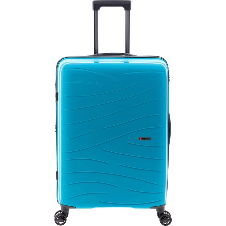 Wüsthof Gladiator Trolley, Koffer 68 cm mit Dehnfalte, 70 l, türkis, aus strapazierfähigem Polypropylen mit 4 Rollen