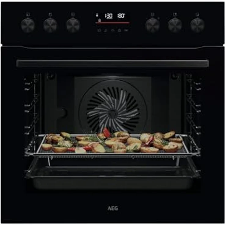 AEG AH53B Set Pyrolyse Herd OU5PE40AK + Induktionskochfeld OIX64A00XB, 10 Backofenfunktionen, pyrolytische Selbstreinigung, AirFry-Funktion, 60 cm Breite, Hob²Hood-Funktion – Bild 2