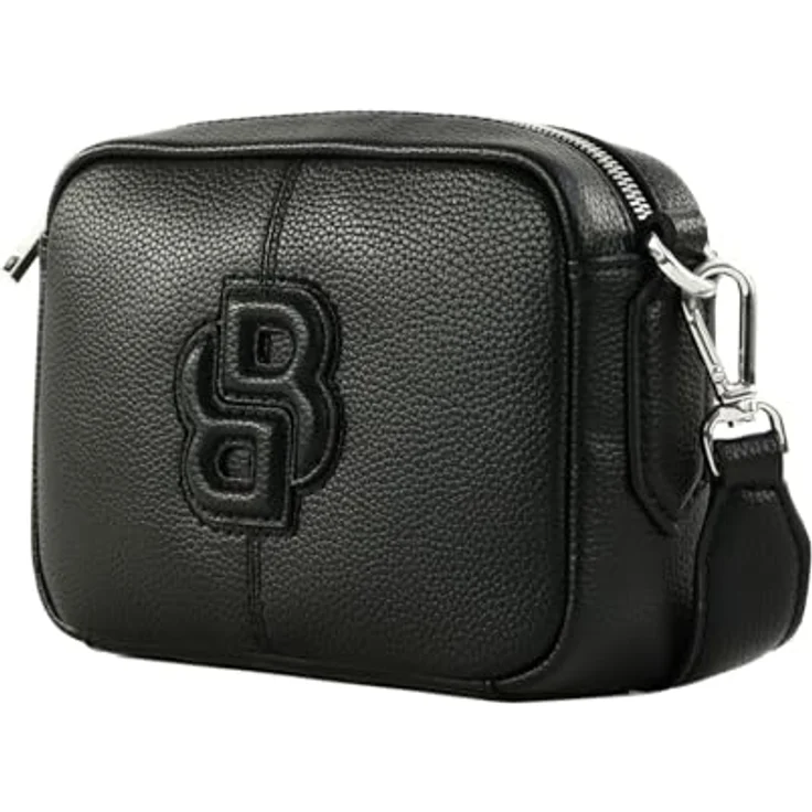Hugo Boss Anett New, Umhängetasche für Damen aus Polyester und Polyurethan, Maße 20 x 14 x 6 cm, Schwarz – Bild 2
