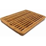 Nerthus FIH 675 Bambusschnitt mit Krümelbehälter, Küchentisch speziell für Brot