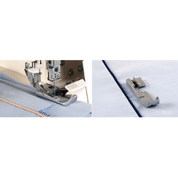 baby lock Nähmaschine Paspelfuß 3mm, professionelles Einsetzen von Paspelband oder Kederschnur – Bild 1