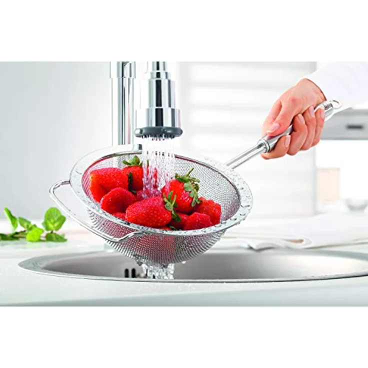 Rösle 95270 Rundgriff Küchensieb grobmaschig, 20 cm Durchmesser – Bild 3