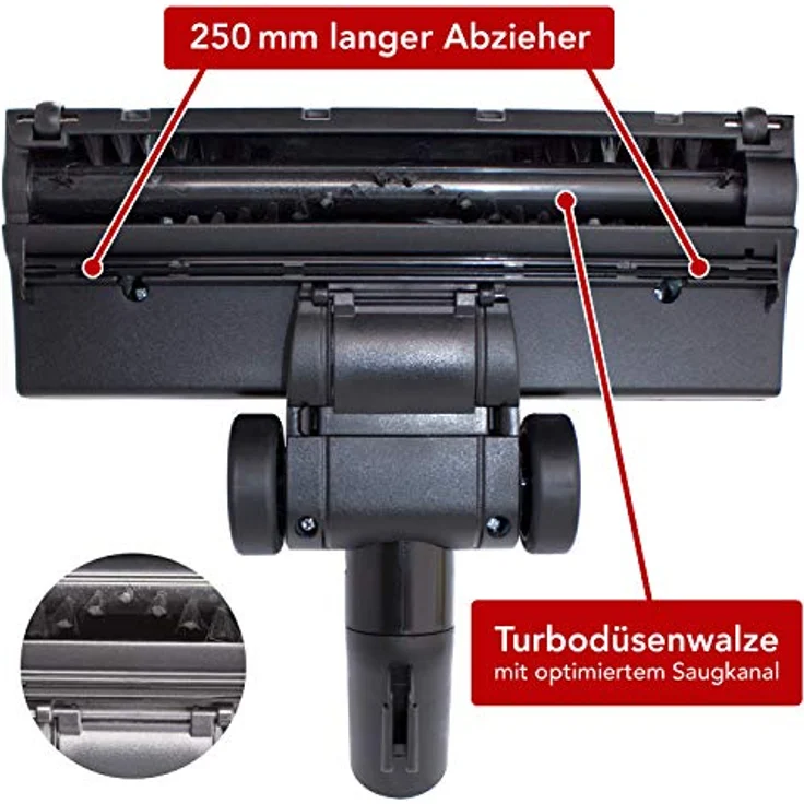 Maxorado Turbodüse Turbobürste mit drehender Walze Staubsaugerdüse kompatibel mit Ersatzteil für Miele Staubsauger S1 S500 S700 S2 S4 S5 S6 S7 S8 Düse Bürste Zubehör Teppich Tierhaar Tierhaare – Bild 4