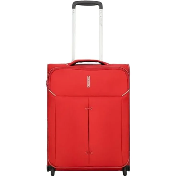 RONCATO IRONIK 2.0 Trolley Kabine 55 cm | weich, erweiterbar mit Reißverschluss, 2 Rollen - Denim, rot, Cabina