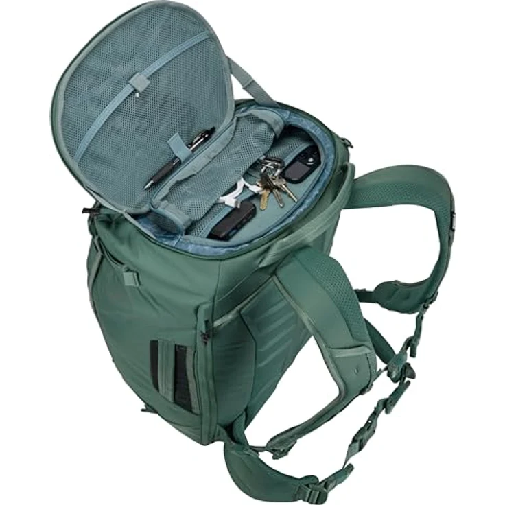 Thule Landmark Reiserucksack 55 cm, Laptopfach, 100% Polyester, hazy green – Bild 7