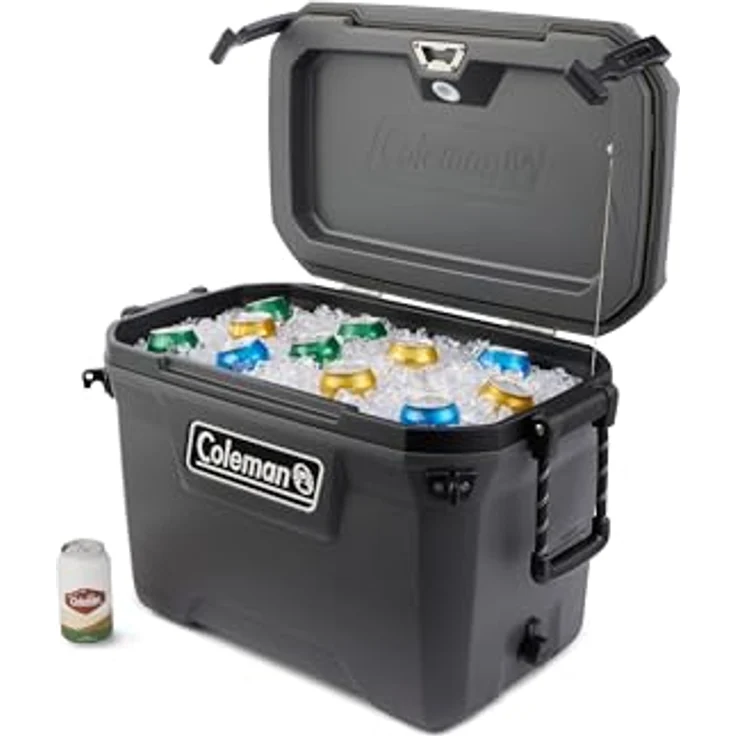 Coleman Convoy 55 QT, Kühlbox mit 53 l Inhalt, bis zu 96 Stunden Kühlung, integrierter Flaschenöffner, antimikrobielle Innenbeschichtung – Bild 9