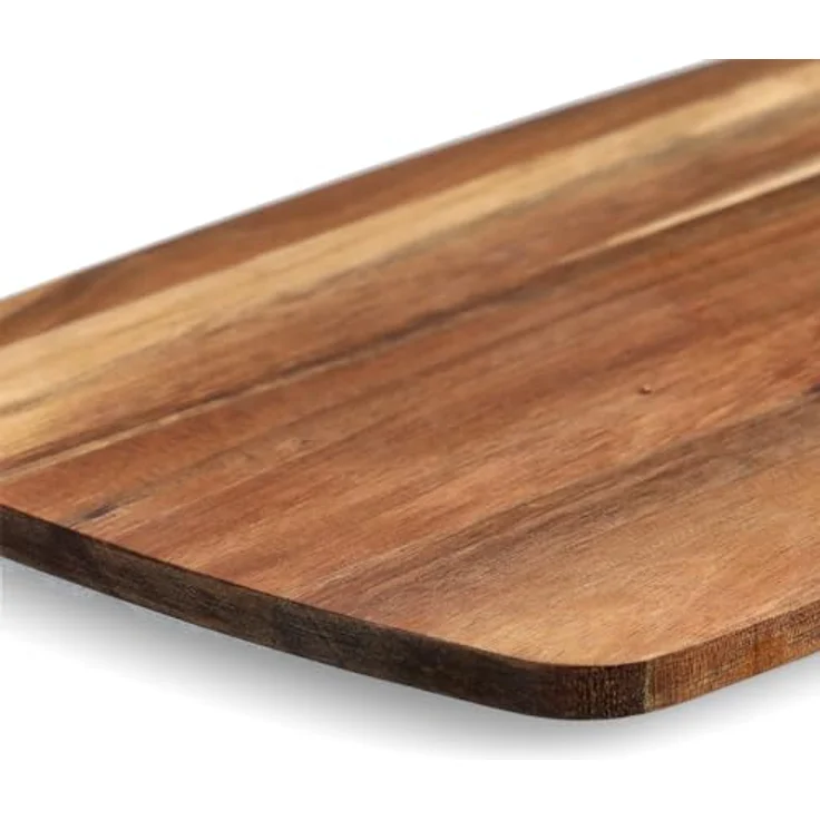 Zeller 25552 Schneidebrett mit Griff, Akazie, 52 x 20,5 x 1,2 cm – Bild 4