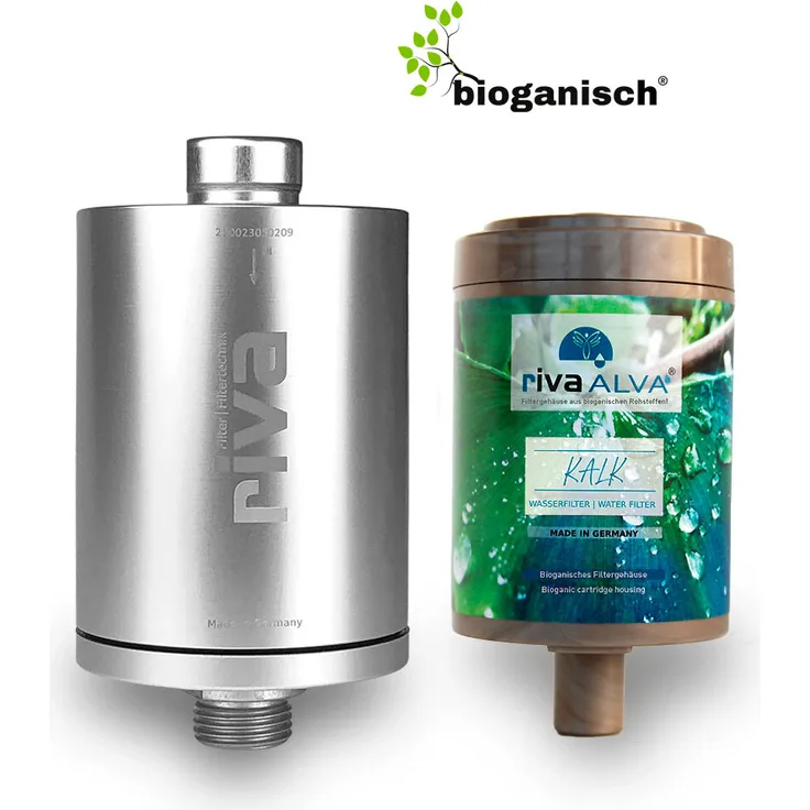 Riva rivaALVA Kalk Untertisch-Trinkwasserfilter mit natürlichem Kalkschutz, biologisch, ohne Chemie