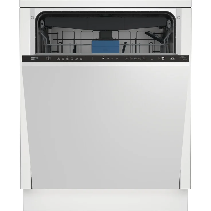 BEKO BDIN37530, Vollintegrierbarer Geschirrspüler für 15 Maßgedecke, leise mit 44 dB, Energieeffizienzklasse D, HygieneIntense, Quick & Shine, SelfDry-Funktion