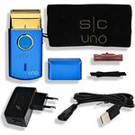 Stylecraft Elektrischer Bart- und Haarrasierer, kabelloser elektrischer Bartrasierer für Herren bis zu 2 Stunden Betrieb, kompakter und tragbarer Reiserasierer, Schnittgeschwindigkeit 9.000 U/Min