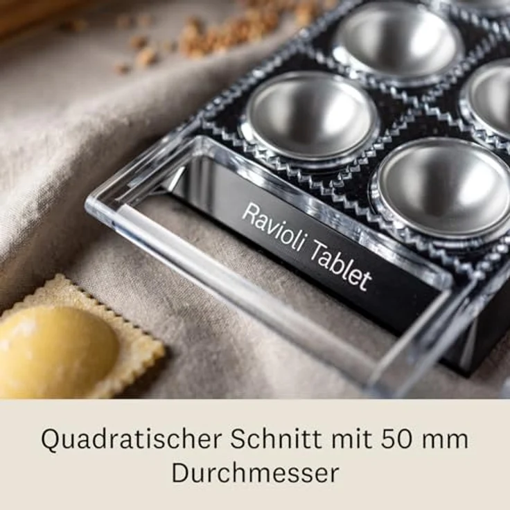 Marcato Ravioli Tablet Nudelform, Aluminium, 36 x 21 x 7 cm – Bild 5