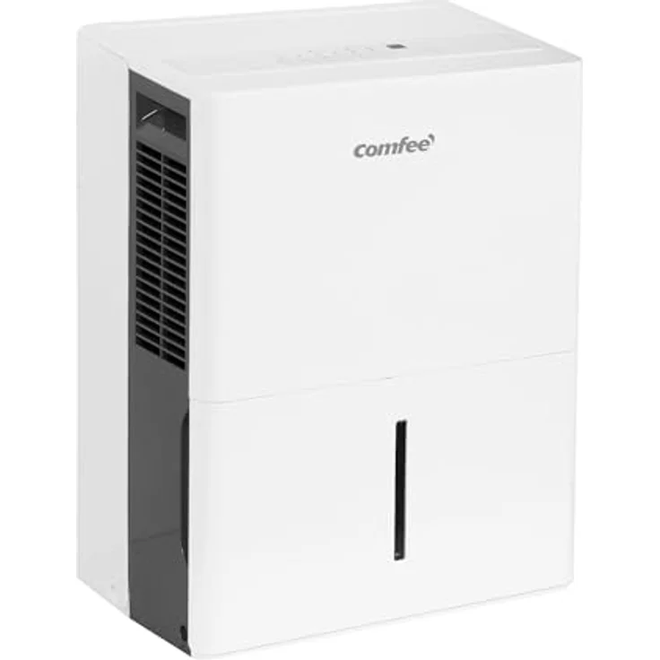 Comfee MDDPE-50DEN7, Luftentfeuchter mit 50 l/Tag, für Räume bis 116 m², 6 l Wassertank, fahrbar, geringer Geräuschpegel – Bild 3