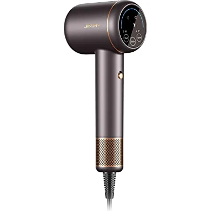 Jimmy F8 Ultraschall-Haartrockner mit smartem Display, Nano-Ionen-Hydratationstechnologie und Wärmekontrolle