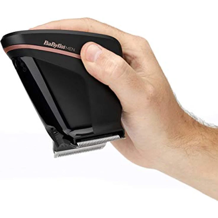 Babyliss Men The Crew Cut ergonomischer Design Haarschneider und Glatzenrasierer Schwarz SC758E – Bild 3