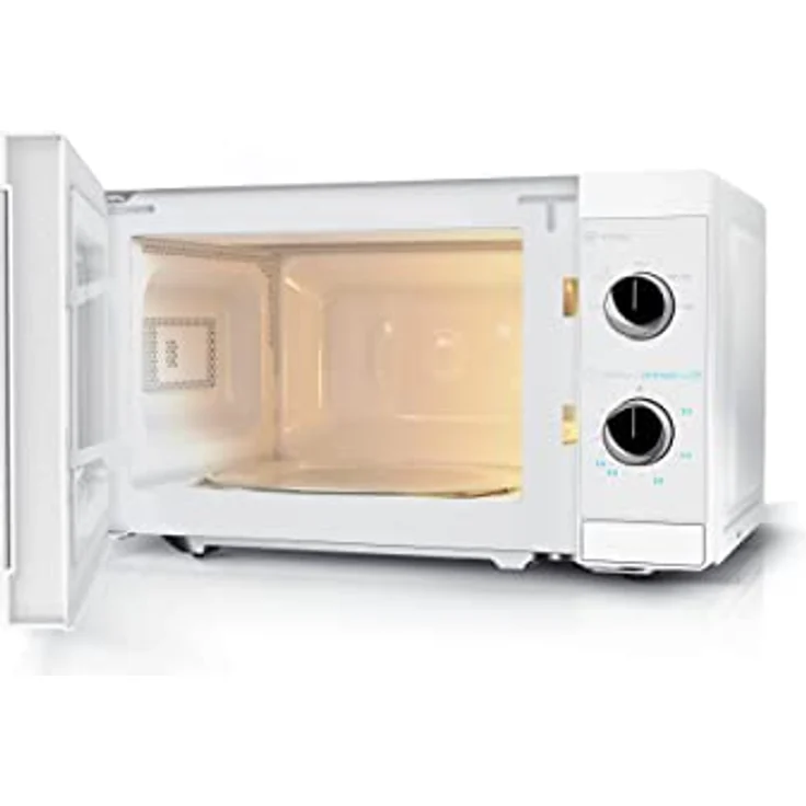 Sharp YC-MS01E-C Mikrowelle, Standgerät, 20 Liter Garraum, 800 Watt, weiß – Bild 5