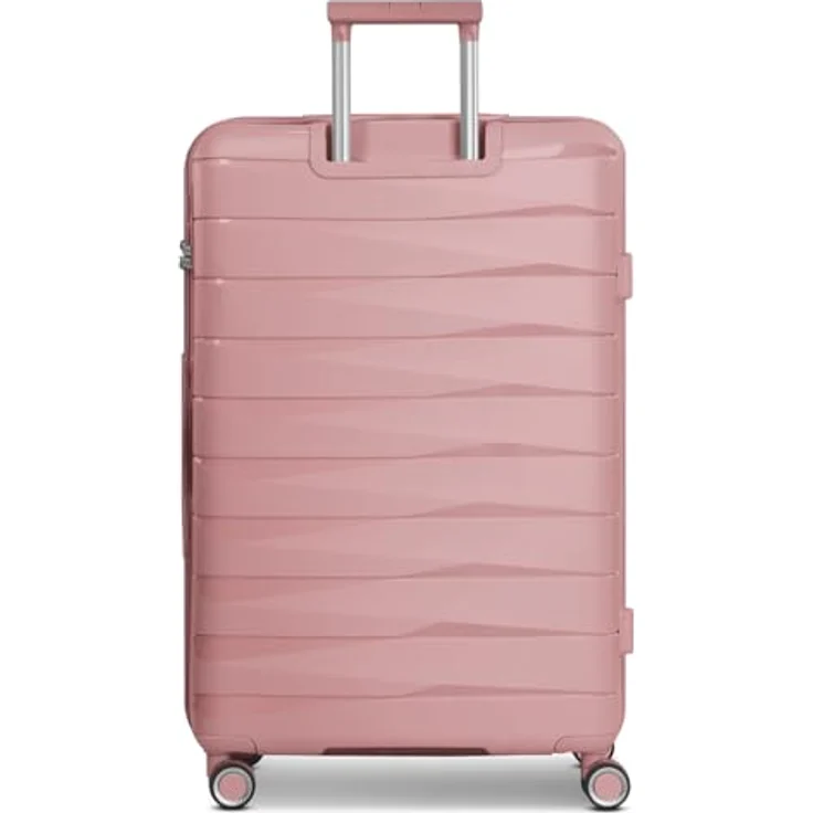 Franky Hartschalen-Trolley London, 4 Rollen, erweiterbar auf 35 cm, mit TSA-Schloss und Wäschefach, Polypropylen – Bild 2