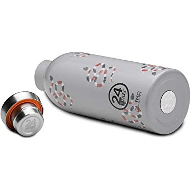 24BOTTLES Thermo-Wasserflasche | Wiederverwendbare Thermosflasche aus BPA-freiem Edelstahl | 24 Stunden kalt 12 Stunden heiß | Clima Bottle | Original italienisches Design (Rattle Shake, 500 ml) – Bild 4