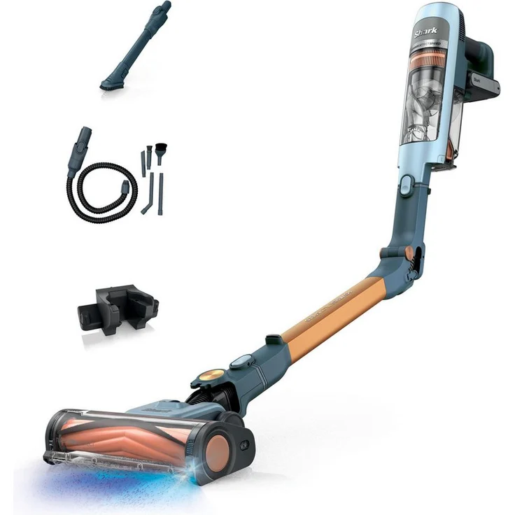 Shark SHA IA1244EU, Kabelloser Hand- und Stielstaubsauger mit langem Akku, flexibles Design, leise und kraftvoll, ergonomisch leicht
