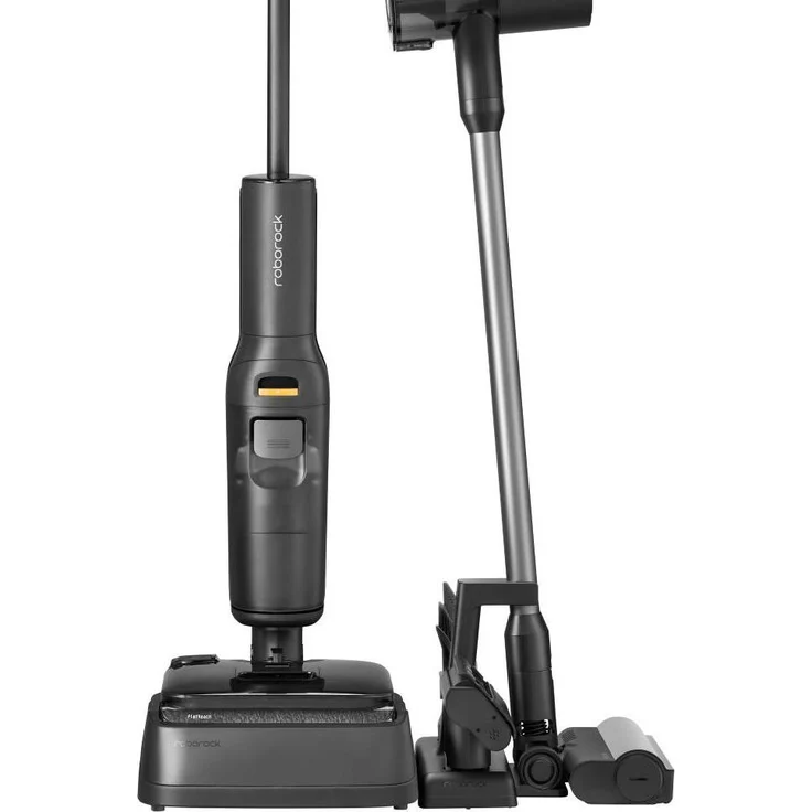 Roborock F25 Combo, Kabelloser Wet and Dry Staubsauger mit 20.000 Pascal Saugleistung, ergonomischem Schlaufengriff und LED-Anzeigen, Schwarz