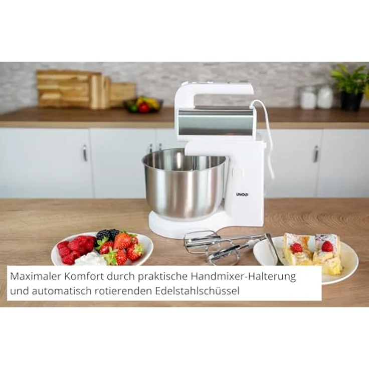 Unold Handmixer 78720 mit Rührschüssel Hannah, 500 W – Bild 5