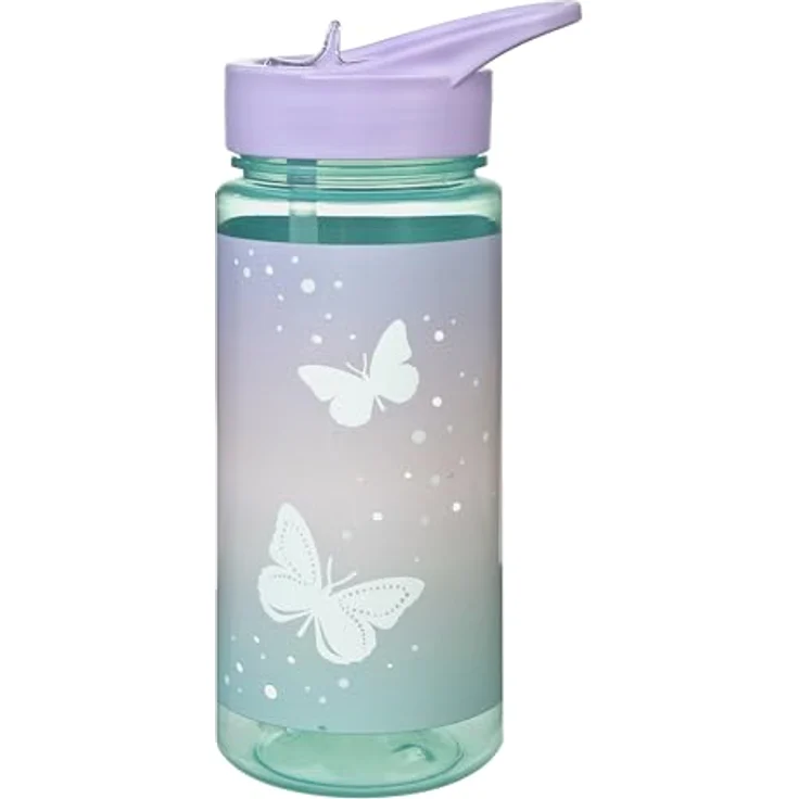 UNDERCOVER Scooli Trinkflasche, 500 ml, Butterfly Design – Bild 3