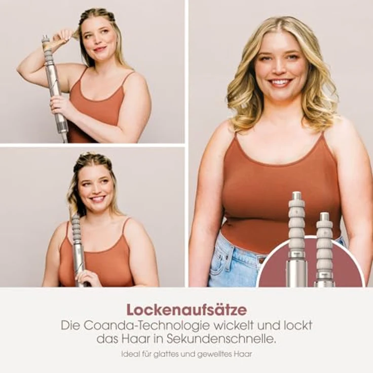 Shark FlexStyle HD426SLEU, 3-in-1 Lockenstab und Haartrockner mit fortschrittlicher Technologie, silber – Bild 3